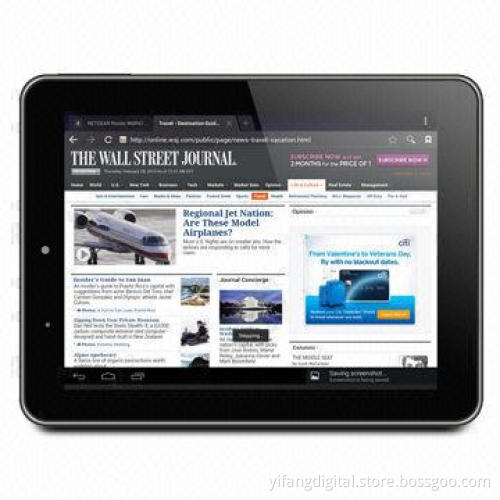 8" Tablet PC, Dual Core AML8726-MX Cortex A9,1.5GHz, 1GB RAM, 1,024x768 High Resolution, Dual Camera